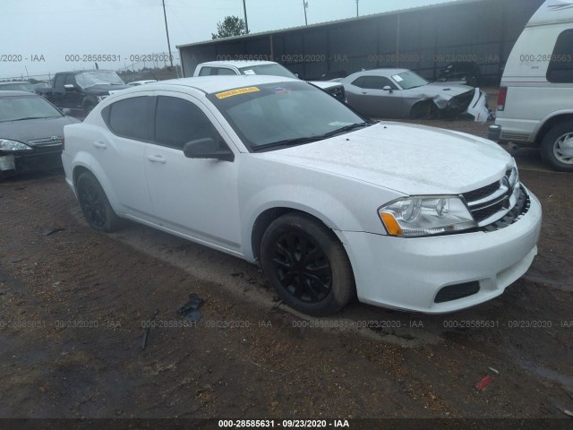 DODGE AVENGER 2013 1c3cdzabxdn613276