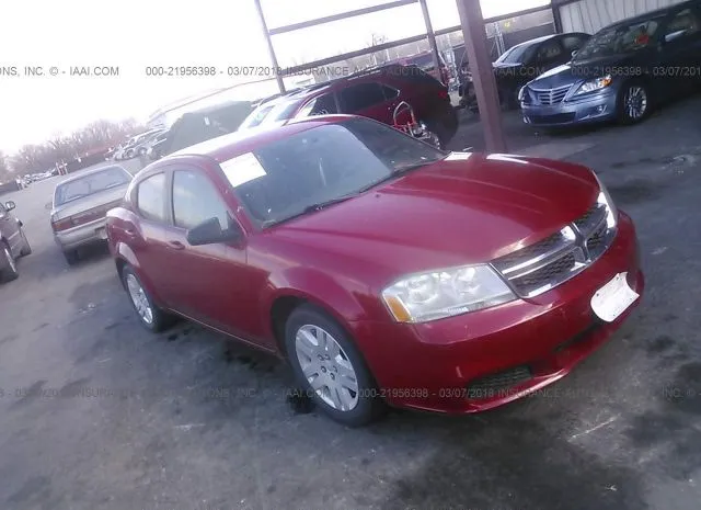 DODGE AVENGER 2013 1c3cdzabxdn627291