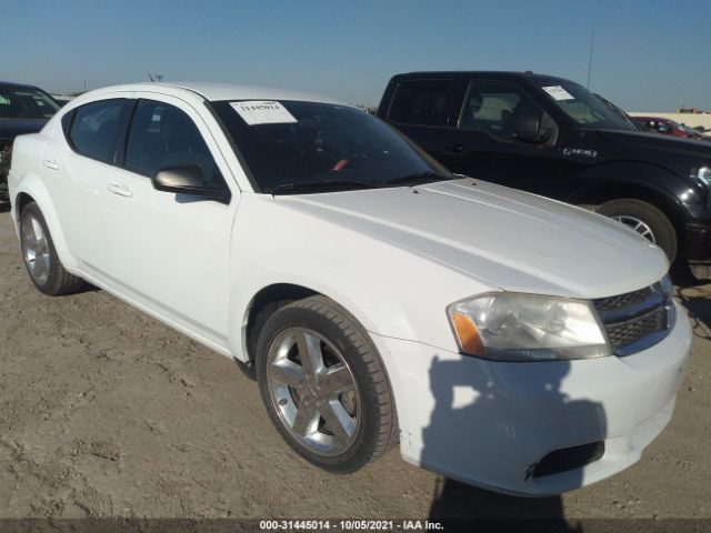 DODGE AVENGER 2013 1c3cdzabxdn631180