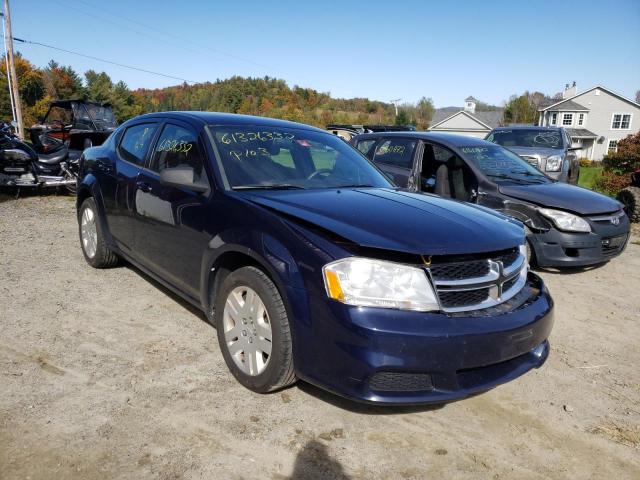 DODGE AVENGER SE 2013 1c3cdzabxdn632667