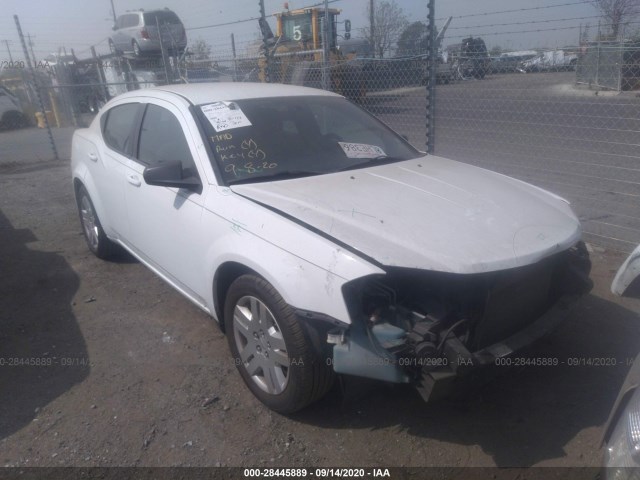 DODGE AVENGER 2013 1c3cdzabxdn754350