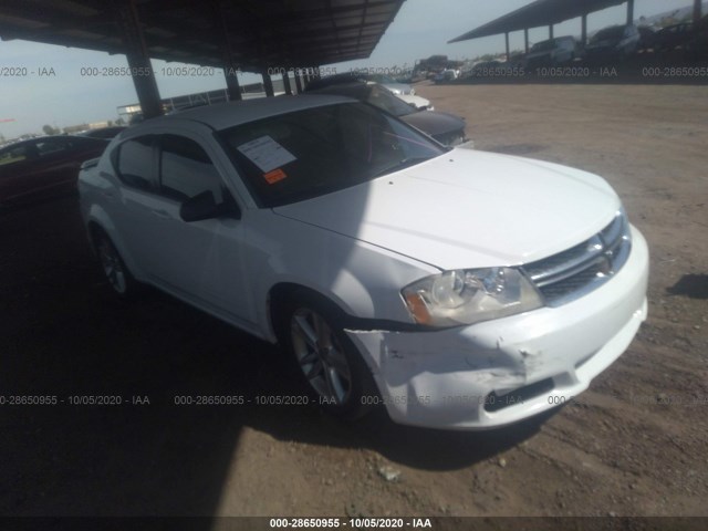 DODGE AVENGER 2012 1c3cdzag1cn314009