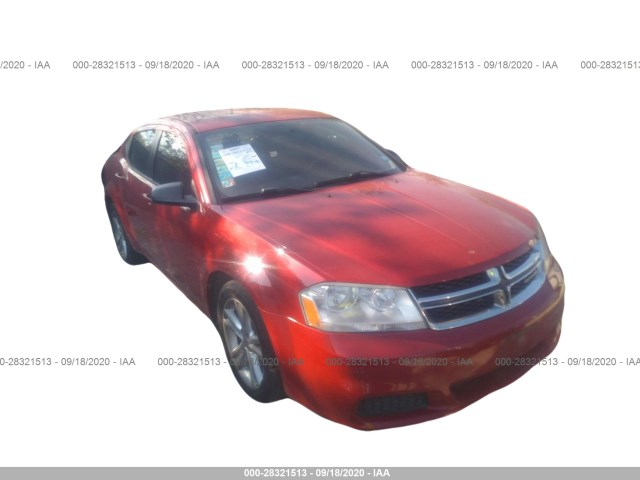 DODGE AVENGER 2012 1c3cdzag1cn314558