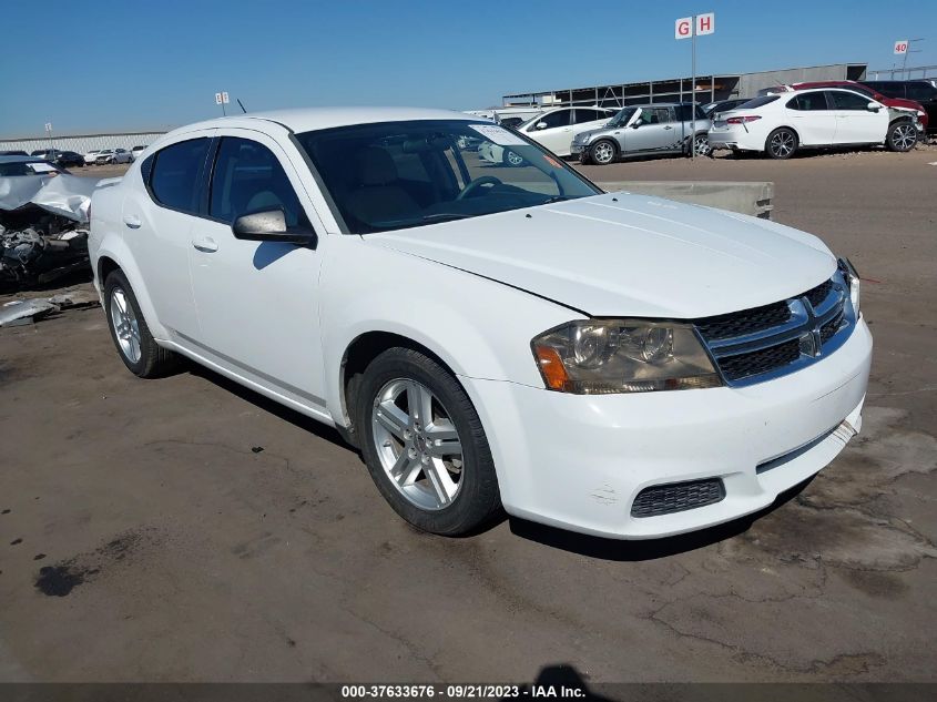 DODGE AVENGER 2013 1c3cdzag1dn611007