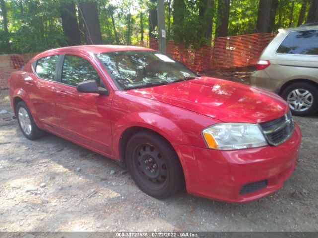 DODGE AVENGER 2012 1c3cdzag2cn309580