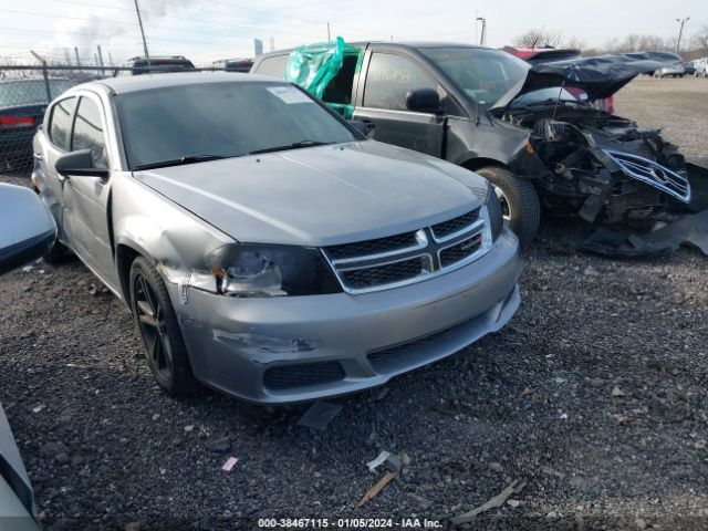 DODGE AVENGER 2013 1c3cdzag2dn610738