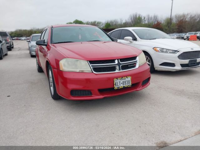 DODGE AVENGER 2013 1c3cdzag4dn548372