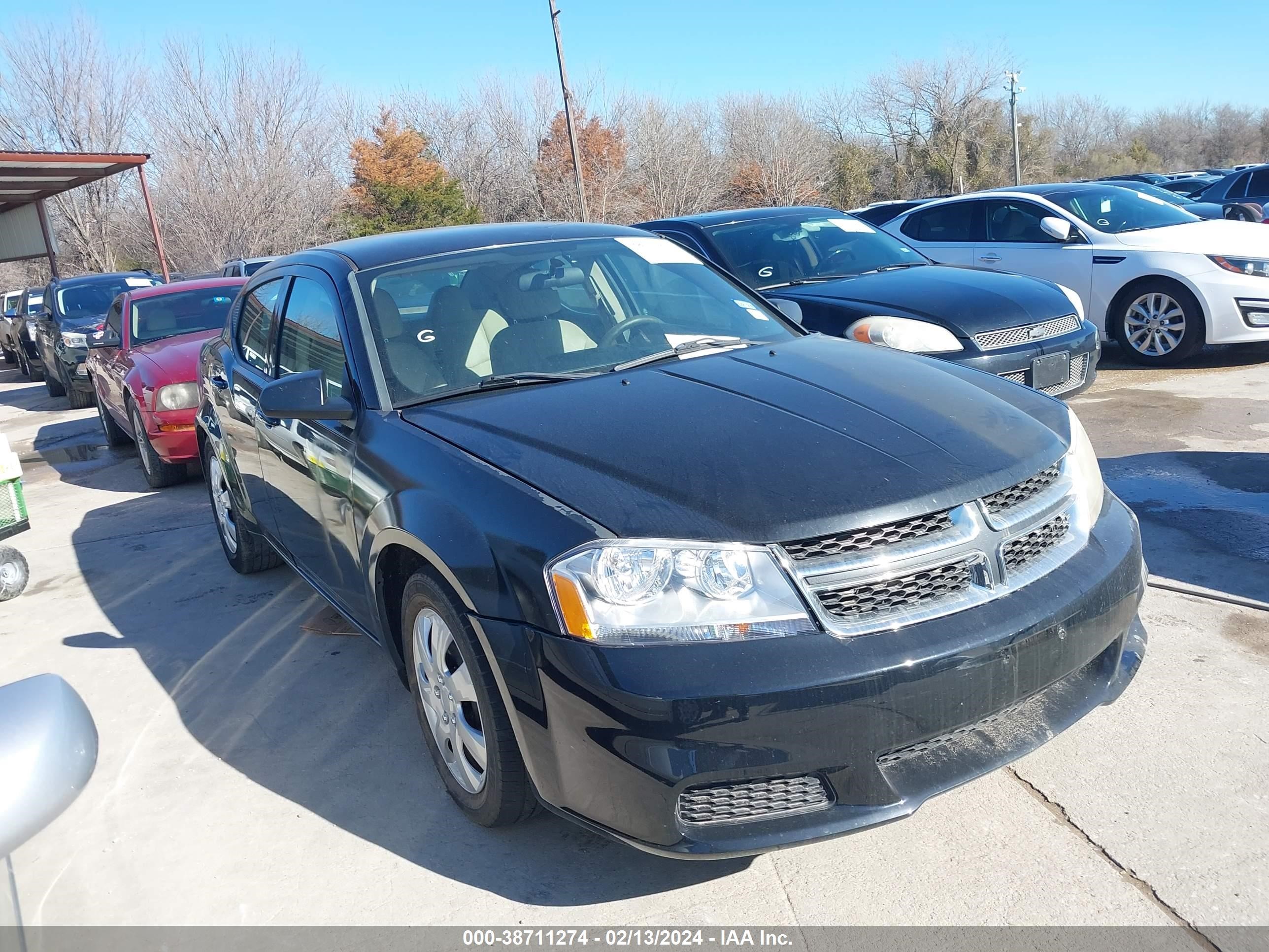 DODGE AVENGER 2013 1c3cdzag4dn683948