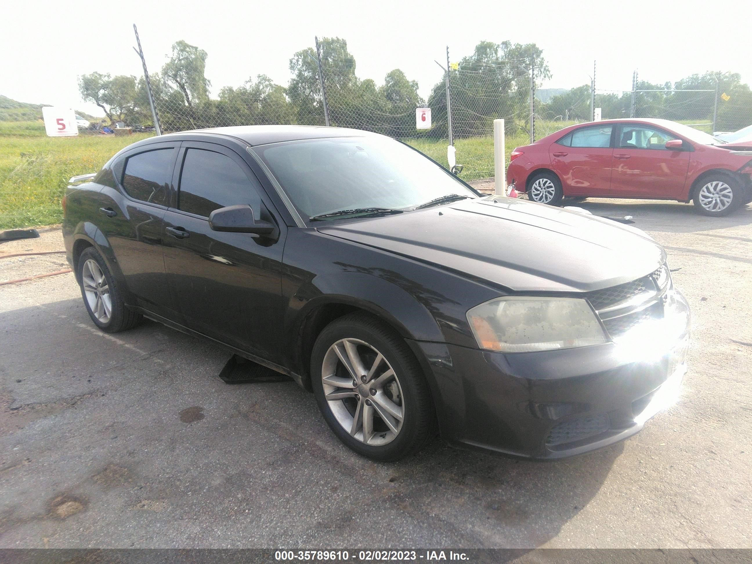 DODGE AVENGER 2013 1c3cdzag4dn770023