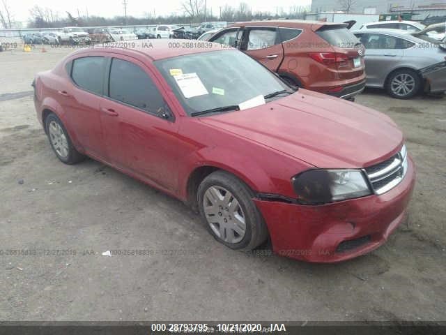 DODGE AVENGER 2013 1c3cdzag5dn750587