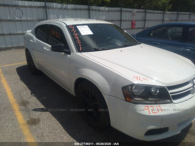 DODGE AVENGER 2013 1c3cdzag6dn753224