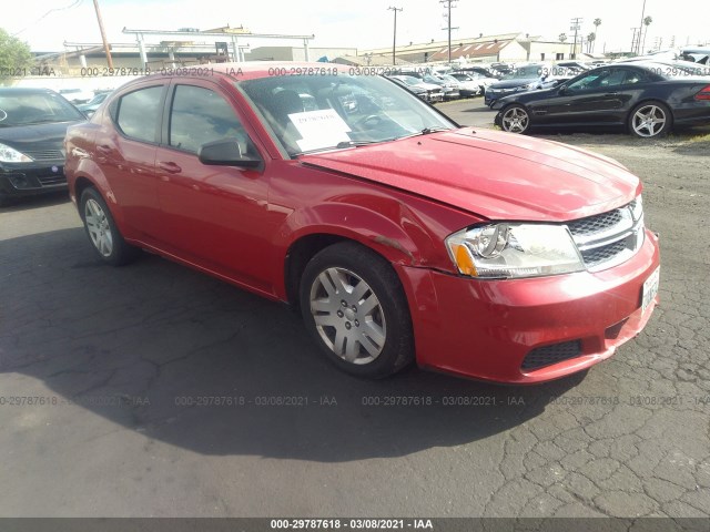 DODGE AVENGER 2013 1c3cdzag6dn771495