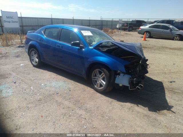 DODGE AVENGER 2013 1c3cdzag8dn621825