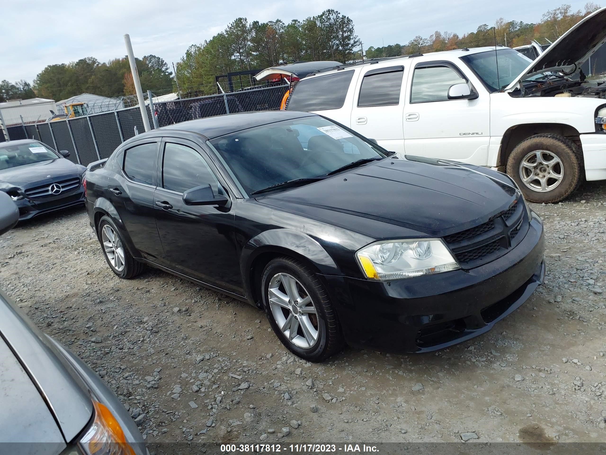 DODGE AVENGER 2013 1c3cdzag8dn756223