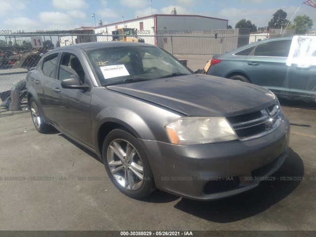 DODGE AVENGER 2012 1c3cdzag9cn287299