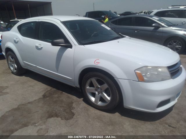 DODGE AVENGER 2012 1c3cdzag9cn310046