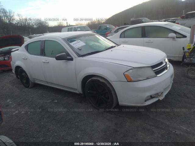 DODGE AVENGER 2013 1c3cdzag9dn509194