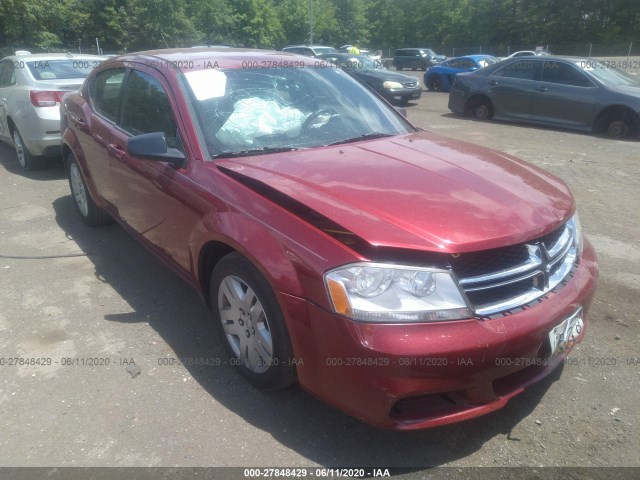 DODGE AVENGER 2014 1c3cdzag9en226120