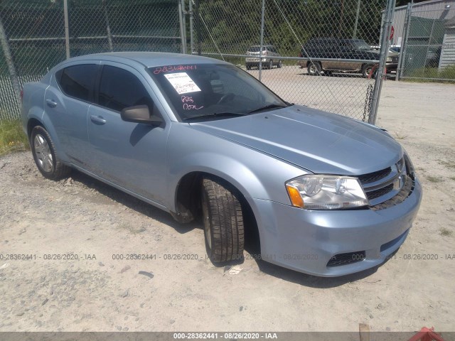 DODGE AVENGER 2013 1c3cdzagxdn750200