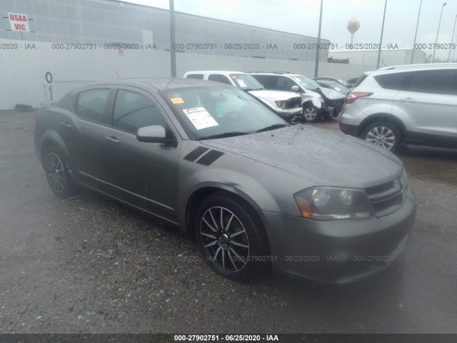 DODGE AVENGER 2013 1c3cdzbg1dn562325