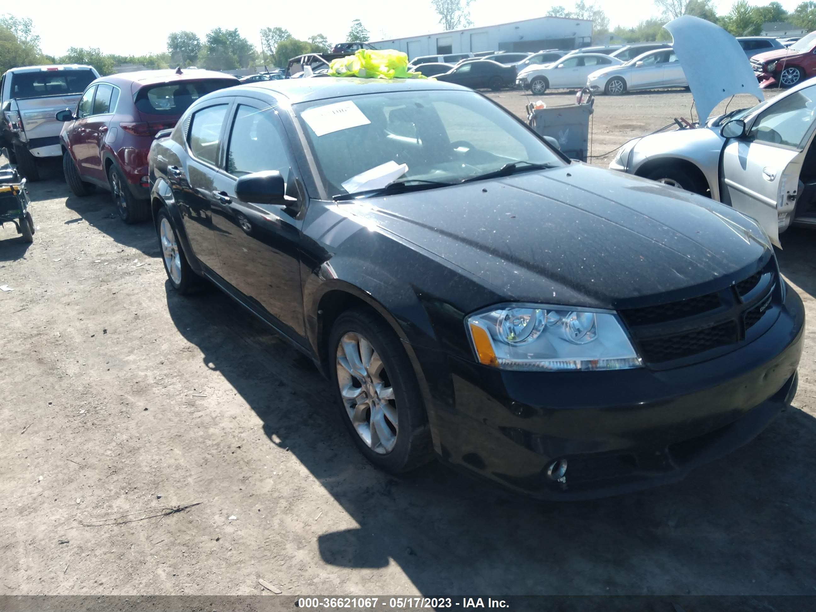 DODGE AVENGER 2013 1c3cdzbg5dn664257