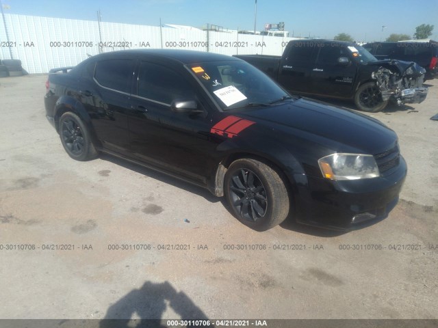 DODGE AVENGER 2013 1c3cdzbg8dn664138