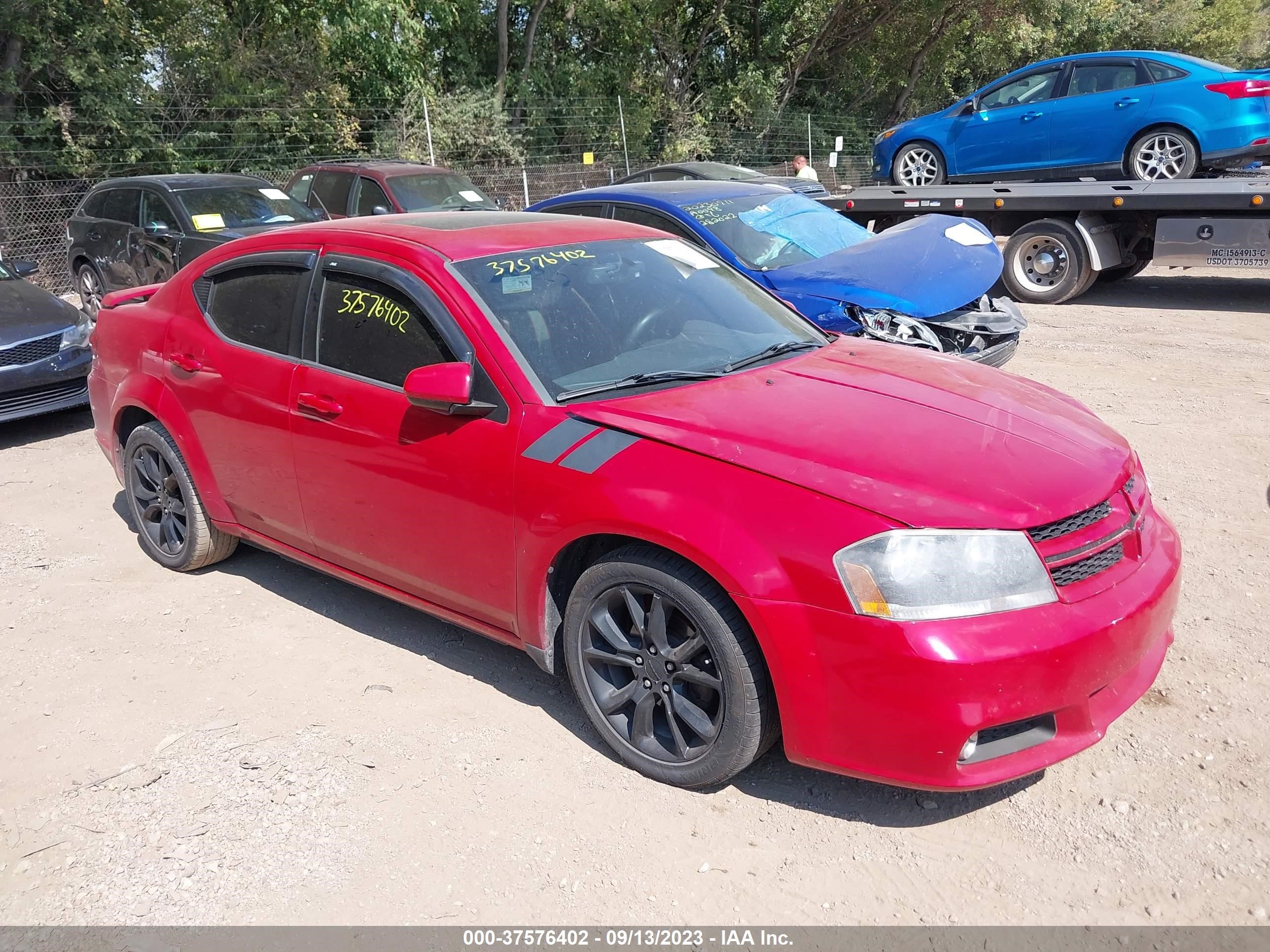 DODGE AVENGER 2012 1c3cdzbg9cn129222