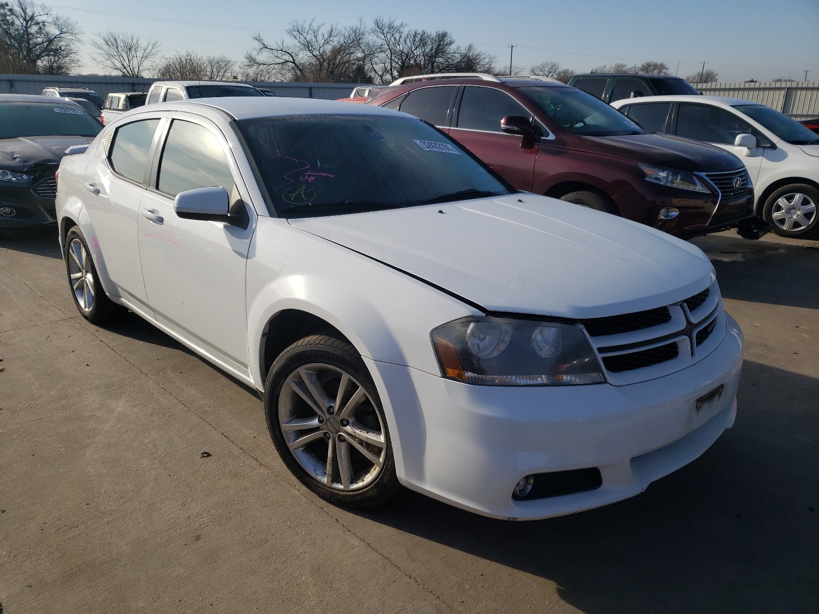 DODGE AVENGER SX 2013 1c3cdzcb0dn607595