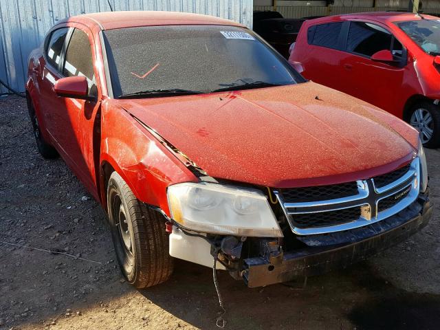 DODGE AVENGER SX 2012 1c3cdzcb1cn138001