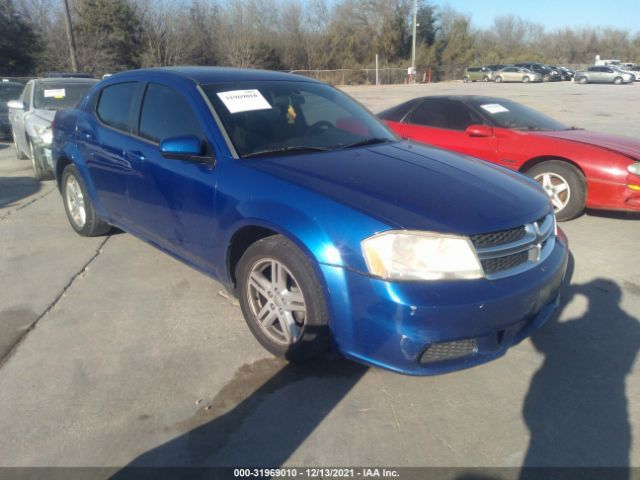 DODGE AVENGER 2012 1c3cdzcb2cn287078