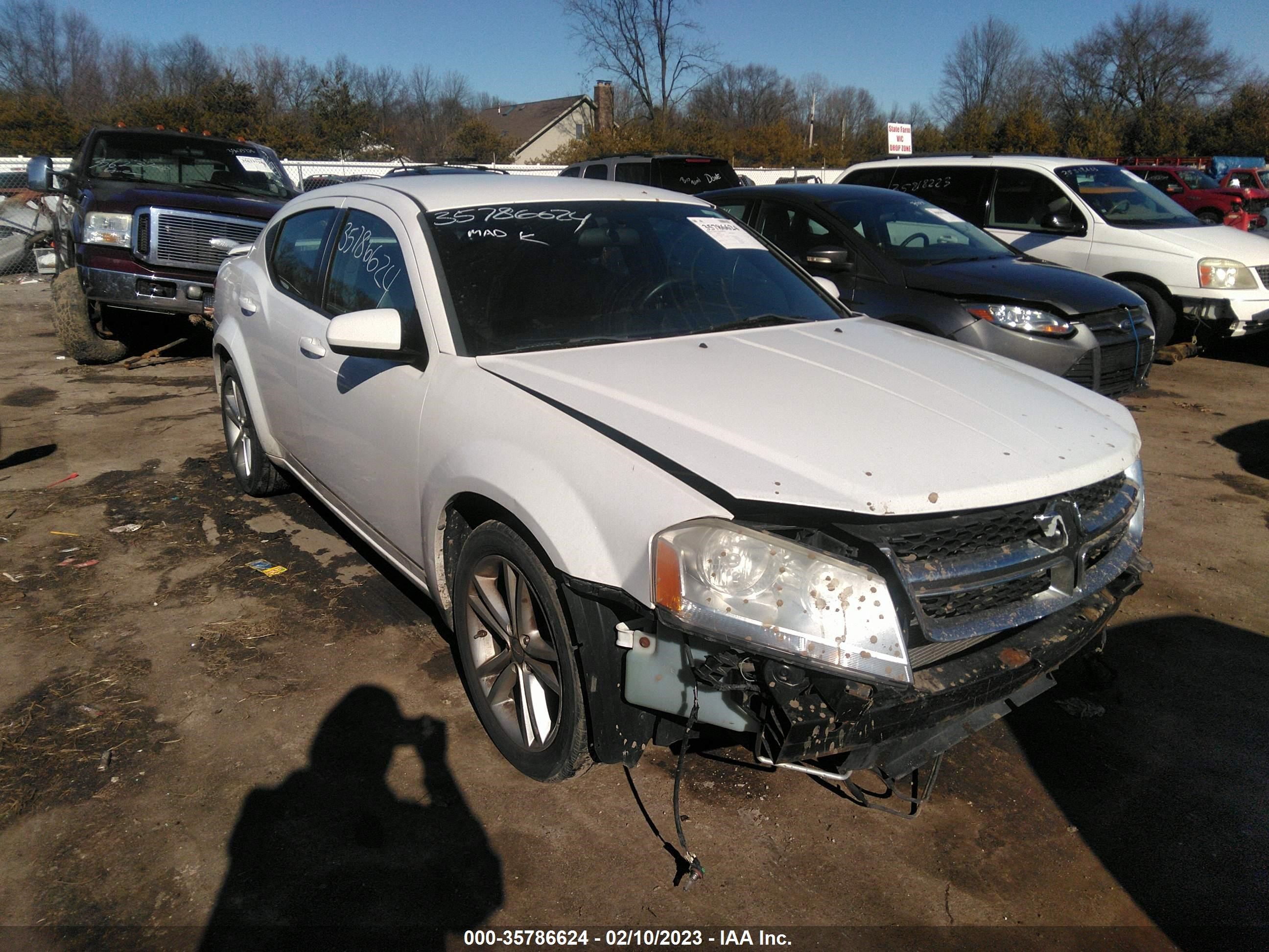 DODGE AVENGER 2013 1c3cdzcb2dn759183