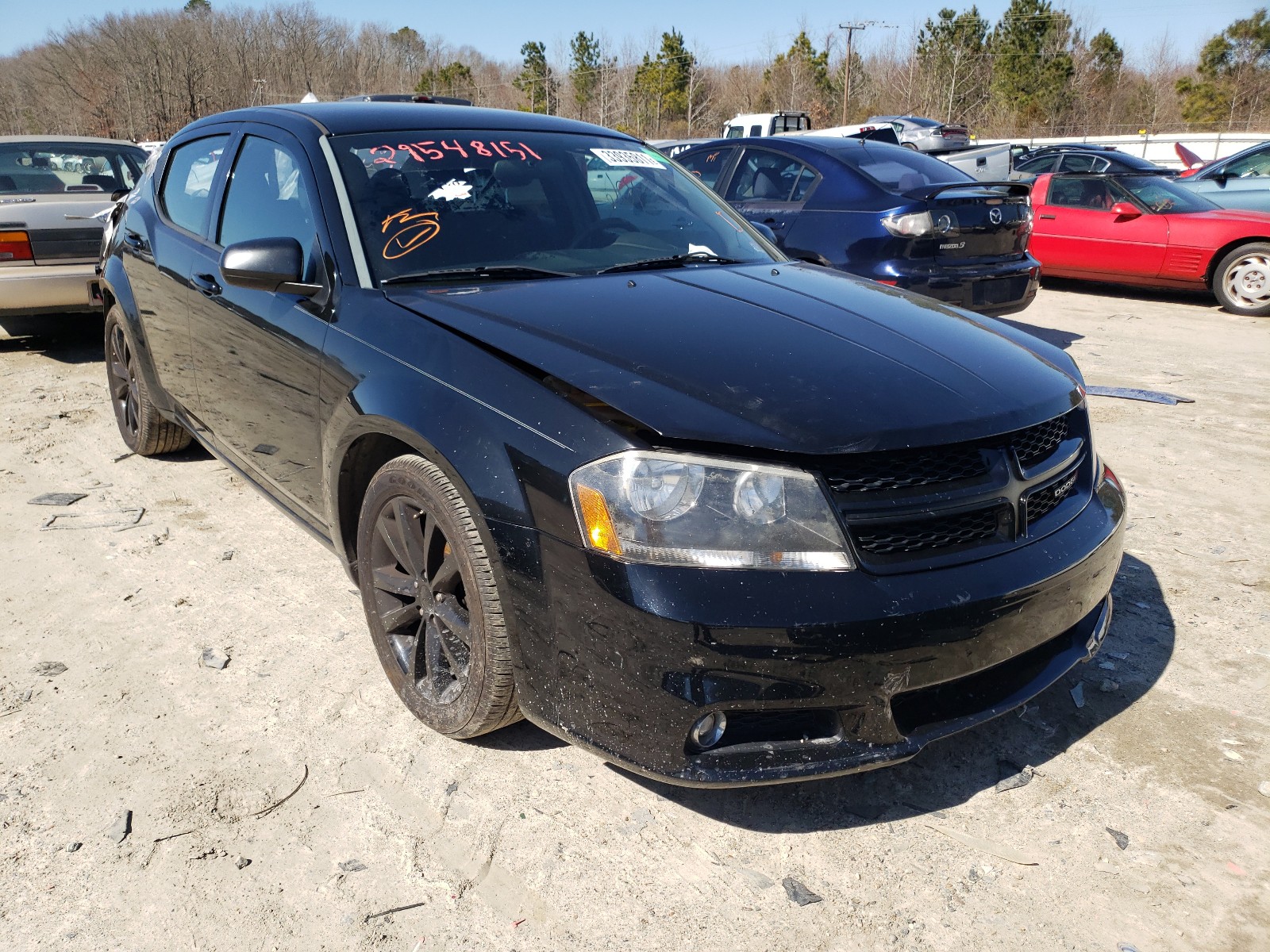 DODGE AVENGER SX 2014 1c3cdzcb2en121307