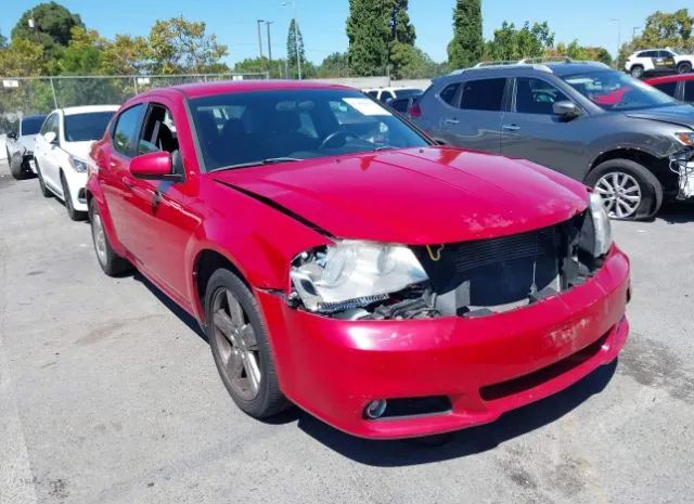 DODGE AVENGER 2013 1c3cdzcb3dn661568