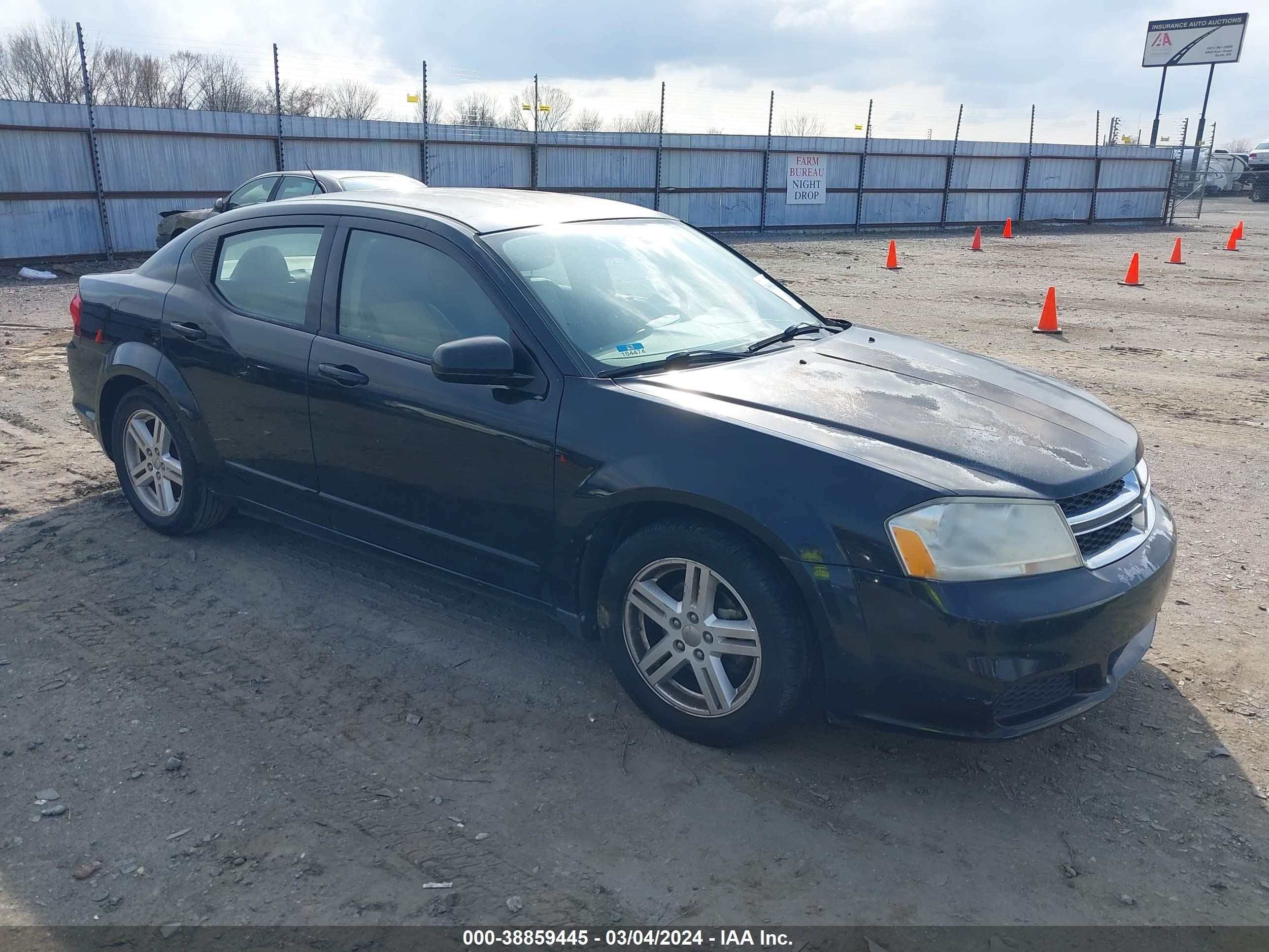 DODGE AVENGER 2012 1c3cdzcb4cn157318