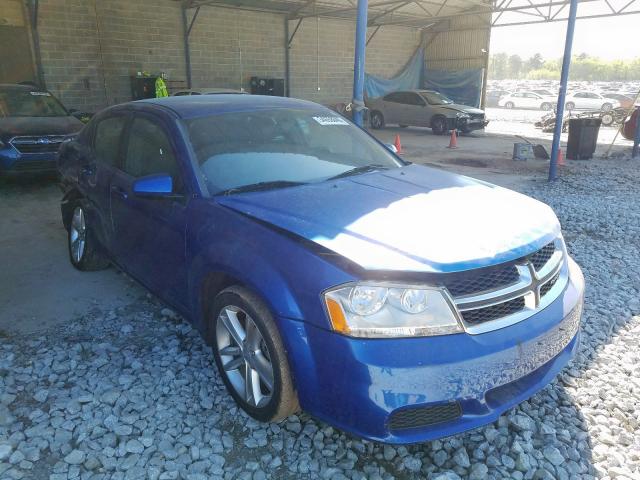 DODGE AVENGER SX 2012 1c3cdzcb4cn253496