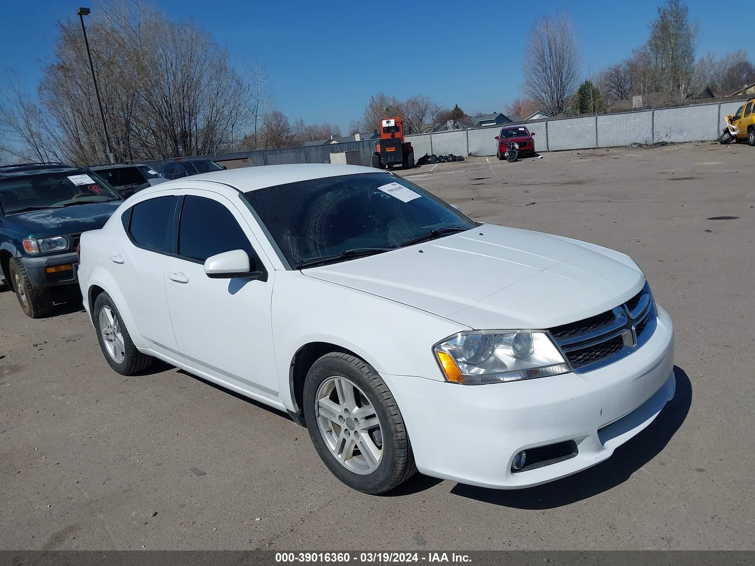 DODGE AVENGER 2014 1c3cdzcb4en227502