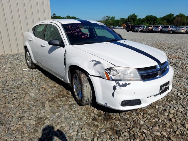 DODGE AVENGER SX 2012 1c3cdzcb5cn196256