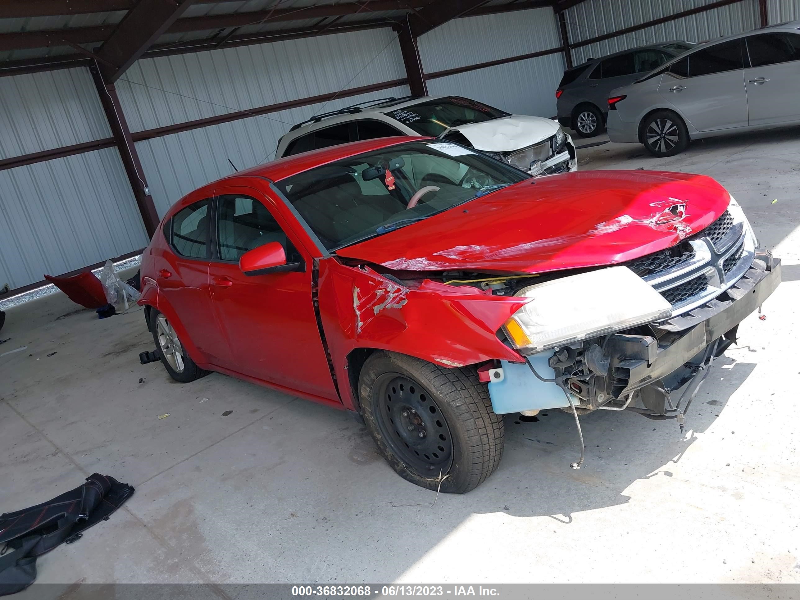 DODGE AVENGER 2013 1c3cdzcb6dn623753