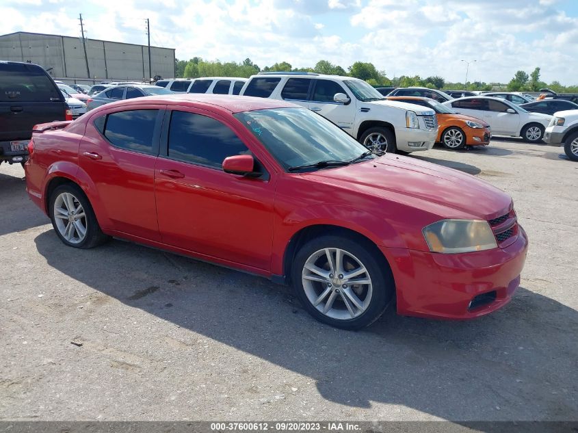 DODGE AVENGER 2013 1c3cdzcb6dn628760