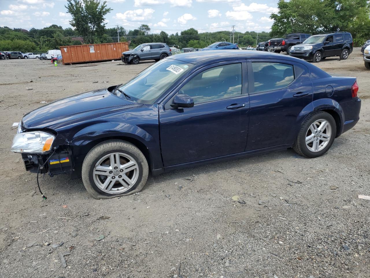 DODGE AVENGER 2013 1c3cdzcb7dn625432