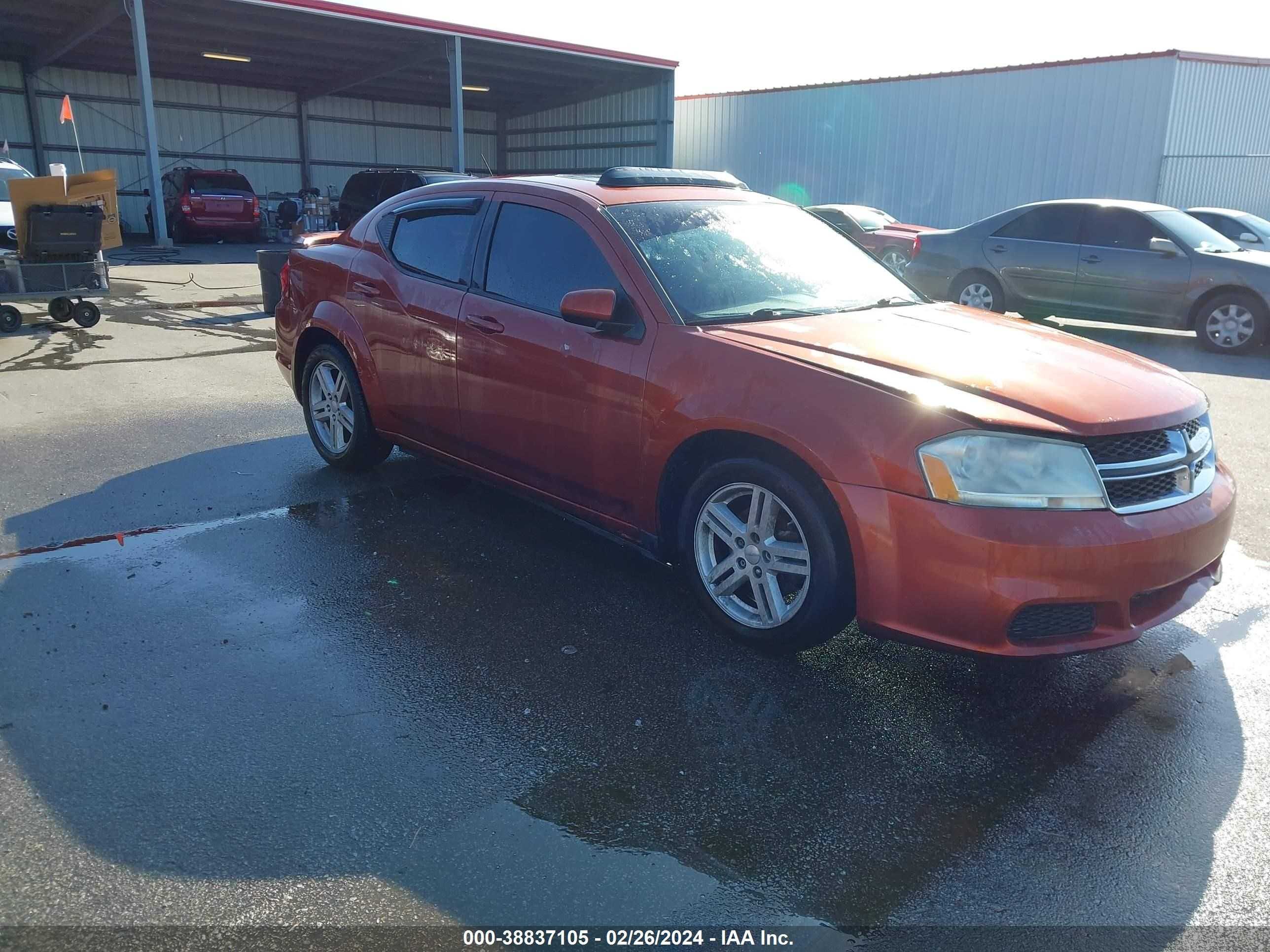 DODGE AVENGER 2012 1c3cdzcb8cn154776