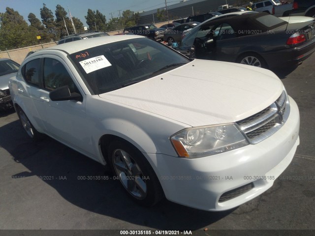 DODGE AVENGER 2012 1c3cdzcb8cn243991