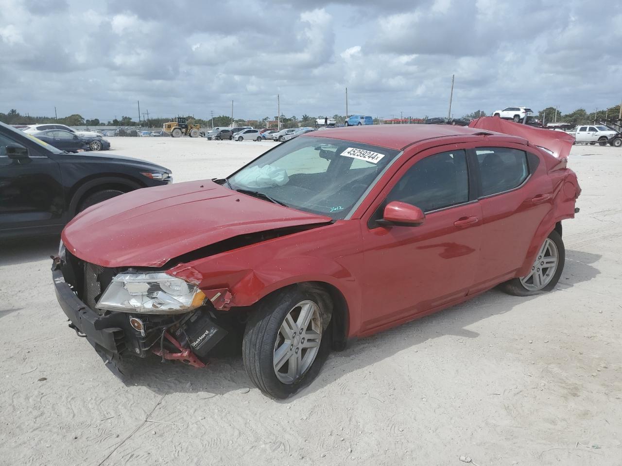 DODGE AVENGER 2014 1c3cdzcb8en163612