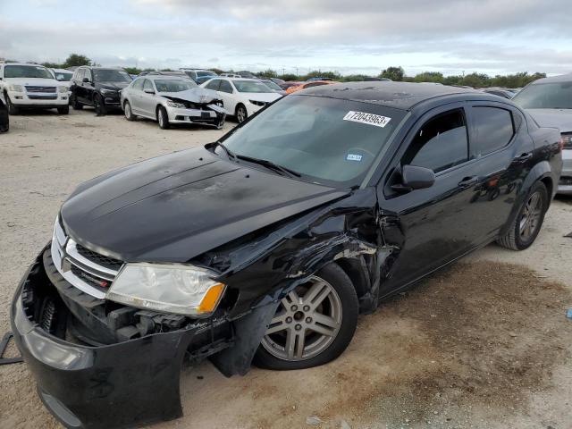 DODGE AVENGER SX 2012 1c3cdzcb9cn207324