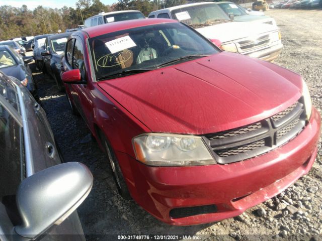 DODGE AVENGER 2013 1c3cdzcb9dn562835