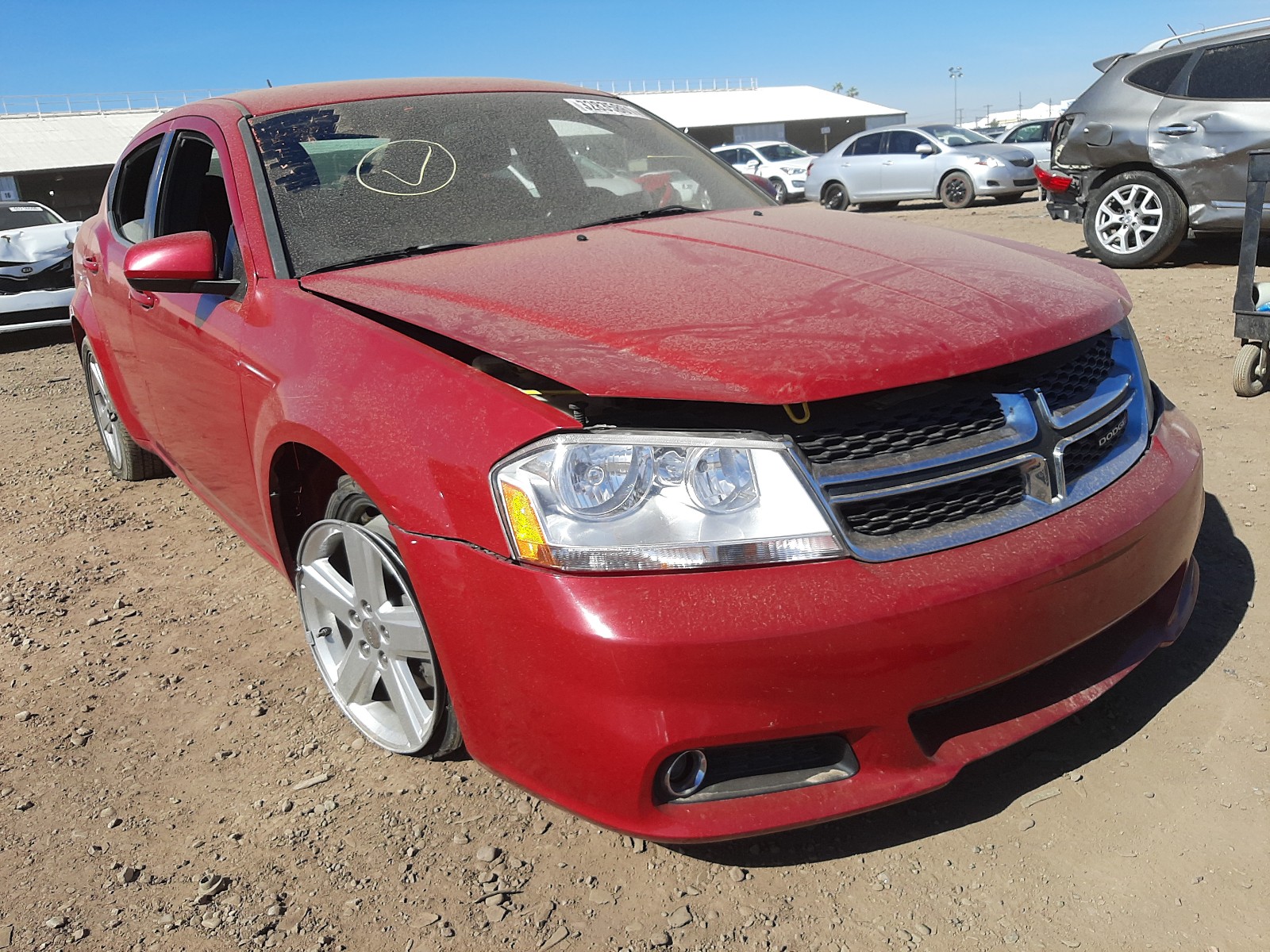 DODGE AVENGER SX 2013 1c3cdzcbxdn661678