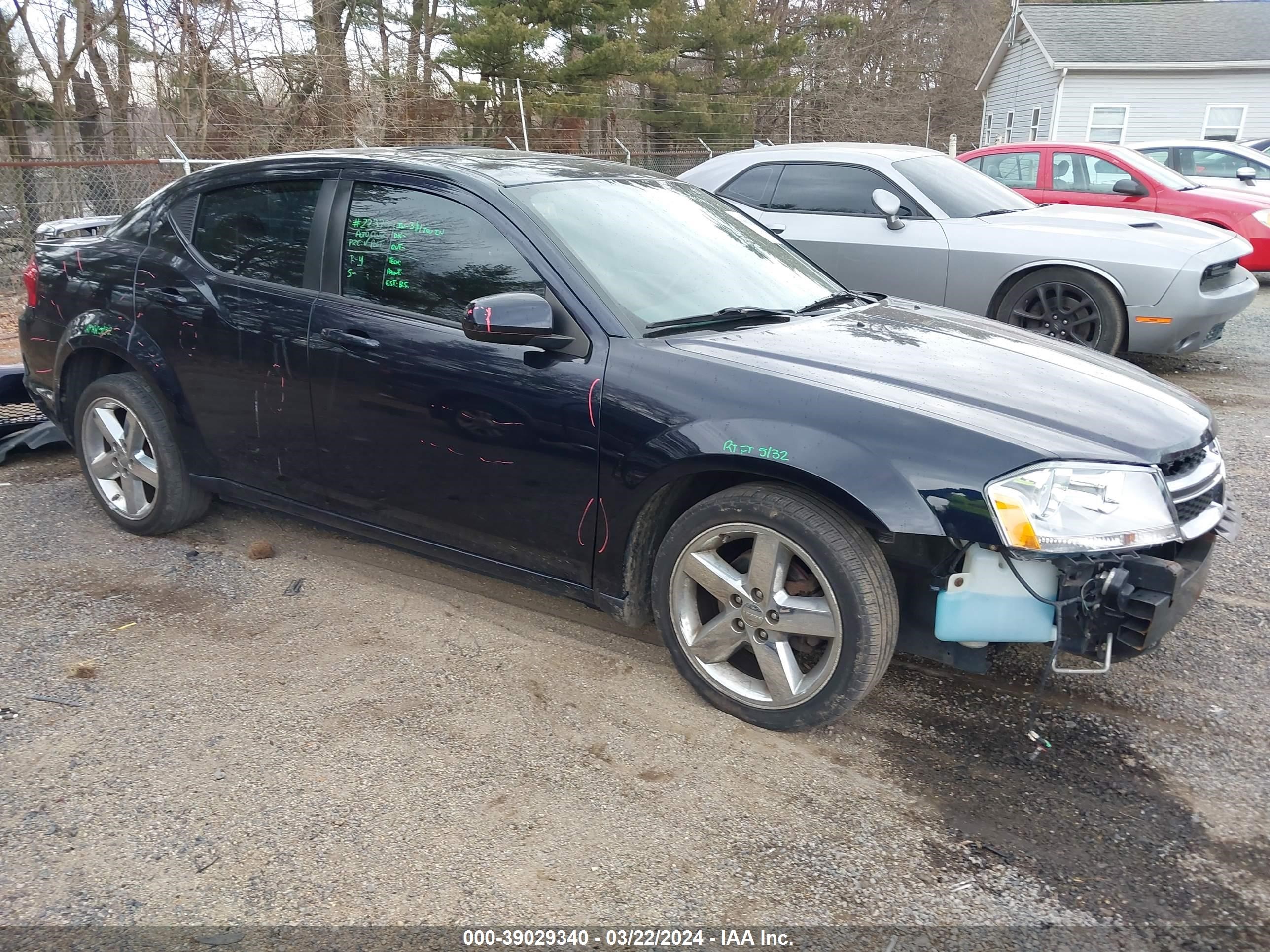 DODGE AVENGER 2012 1c3cdzeg2cn233174