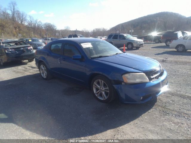 DODGE AVENGER 2012 1c3cdzeg2cn309301