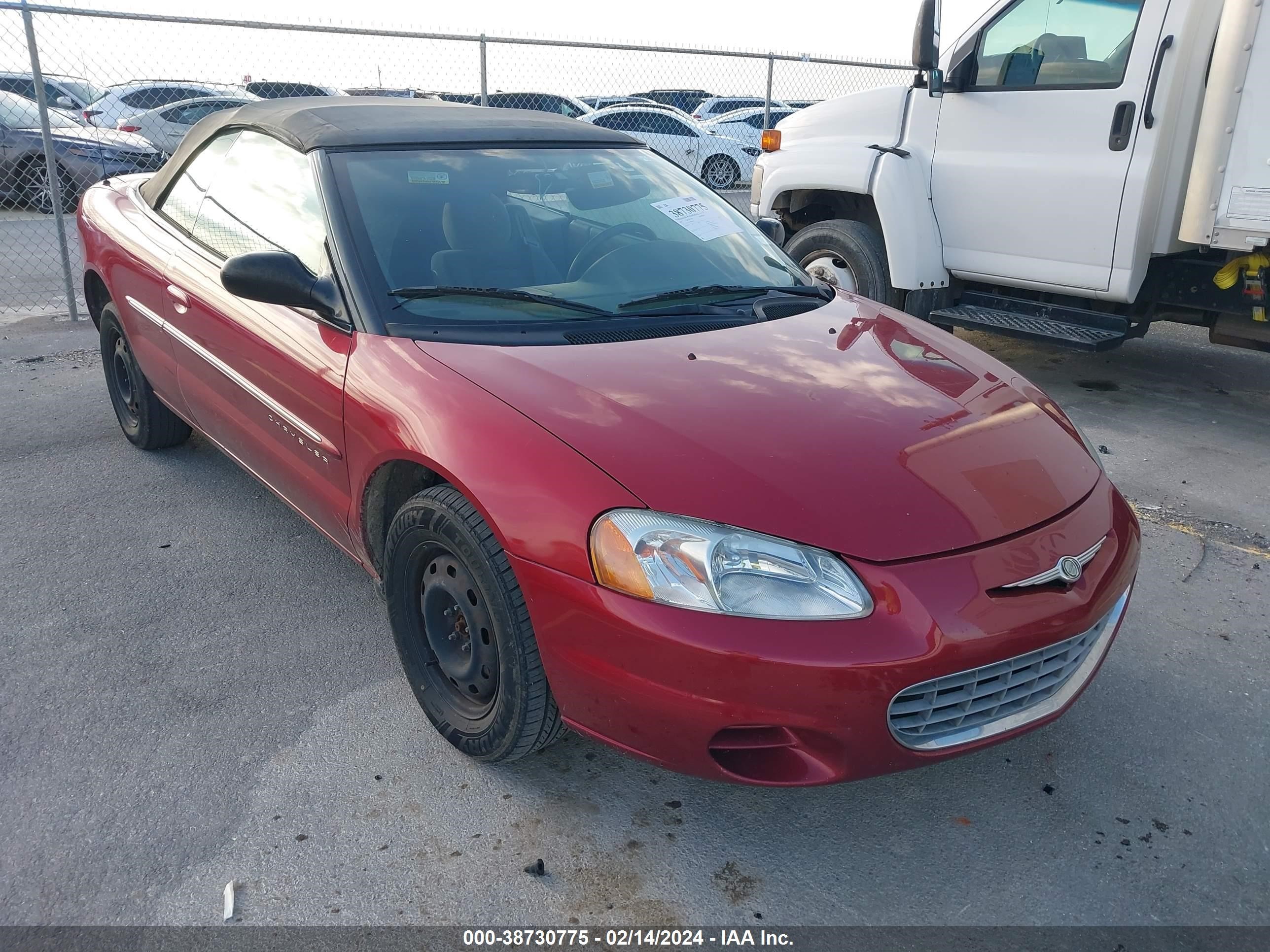 CHRYSLER SEBRING 2001 1c3el45u41n692451