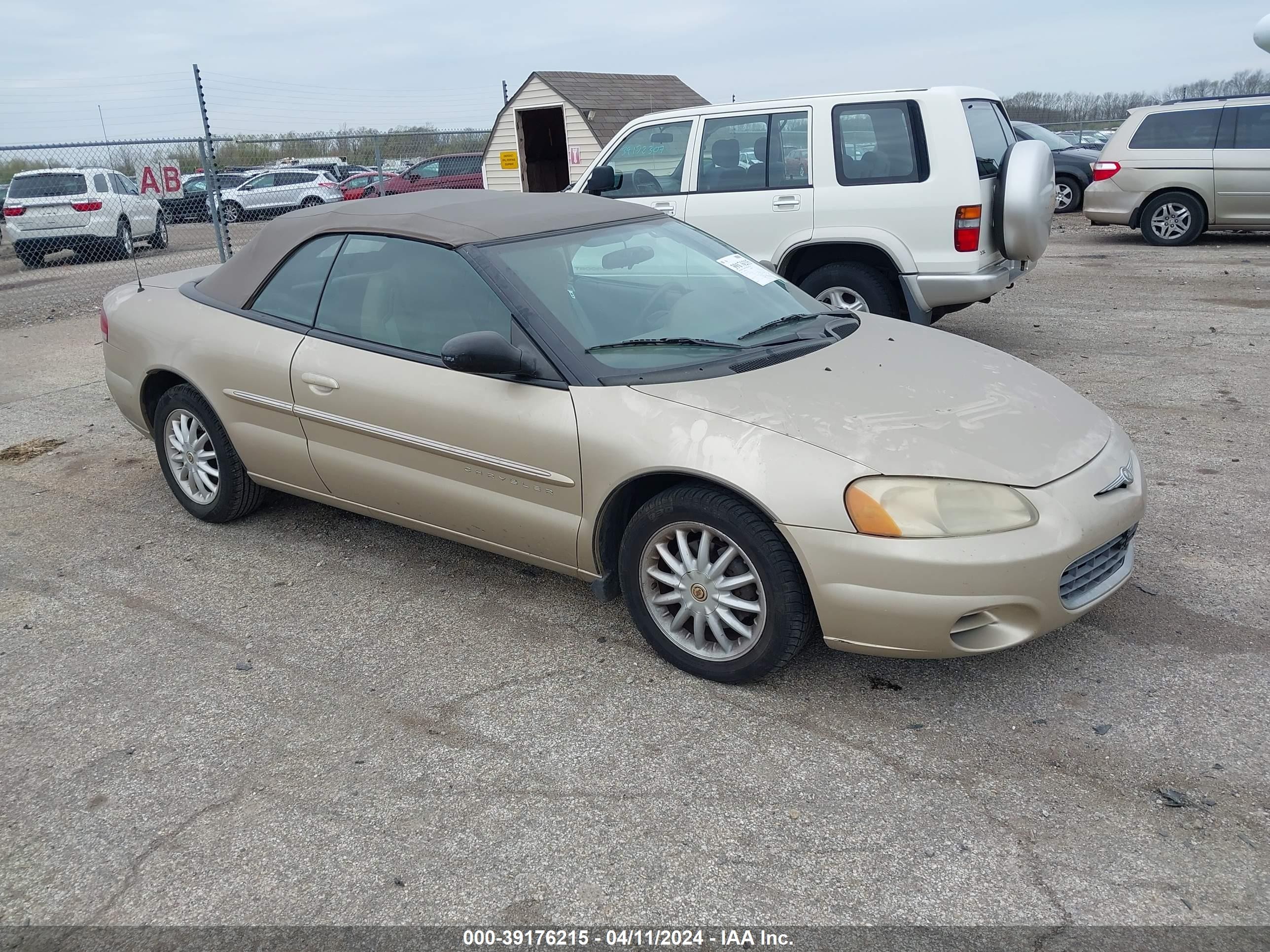 CHRYSLER SEBRING 2001 1c3el45u51n617192